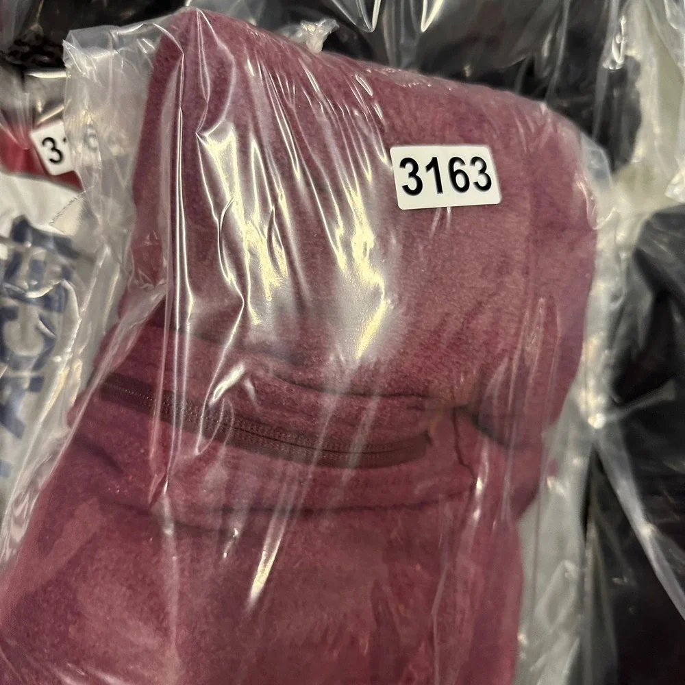 The North Face Mens TKA 100 Glacier Quarter‎ Zip Fleece Pullover Maroon Large